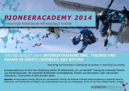 Infos / Flyer - Pioneer-Academy