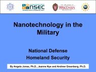 Nanotechnology in the Military - Institute for Chemical Education