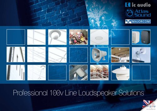 Professional 100v Line Loudspeaker Solutions - CIE-Group