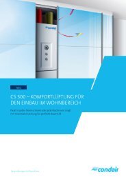 CS 300 – KOMFORTLÜFTUNG FÜR DEN EINBAU IM ... - Minergie