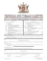 Gazette No. 22 of 2013.pdf - Trinidad and Tobago Government News