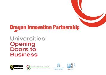 Universities: Opening Doors to Business - Swansea University