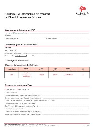 Bordereau d information de transfert PEA 09 2012_Bordereau de ...