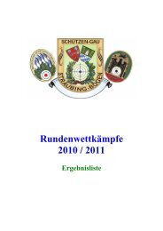 RWK - Saison 2010 / 2011 Aufstiegskampf der A-Gruppen