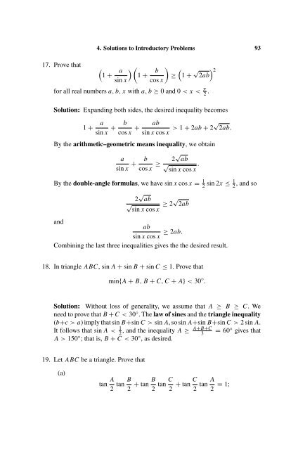 103 Trigonometry Problems