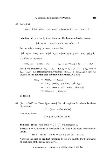 103 Trigonometry Problems