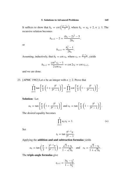 103 Trigonometry Problems