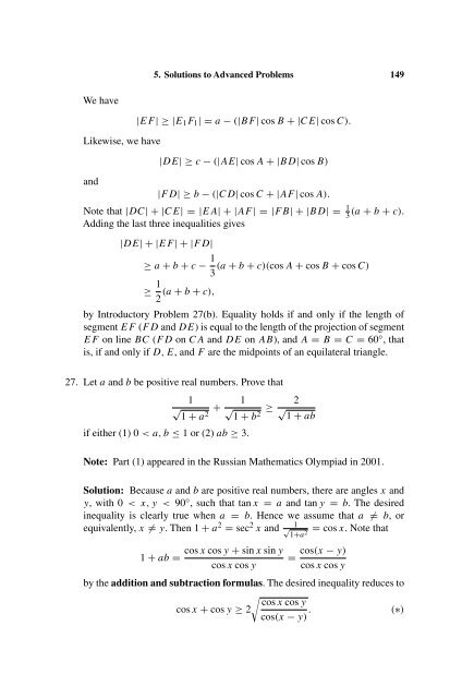 103 Trigonometry Problems