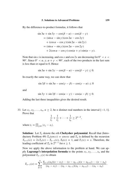 103 Trigonometry Problems