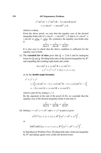 103 Trigonometry Problems