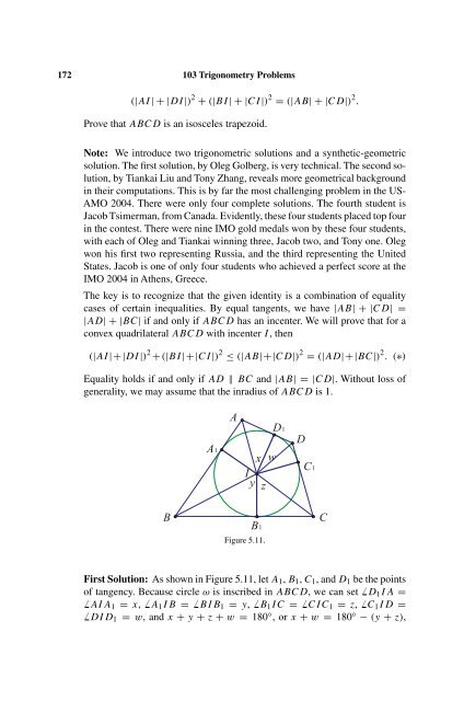 103 Trigonometry Problems
