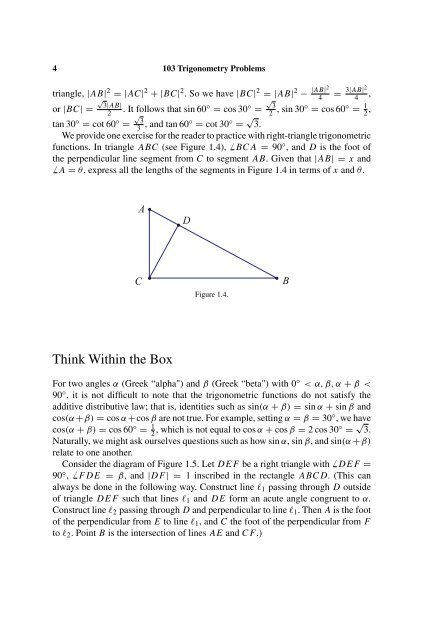 103 Trigonometry Problems