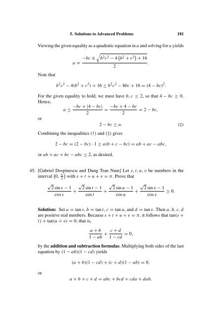 103 Trigonometry Problems