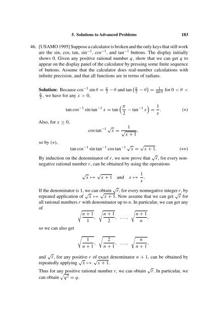 103 Trigonometry Problems