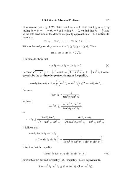 103 Trigonometry Problems