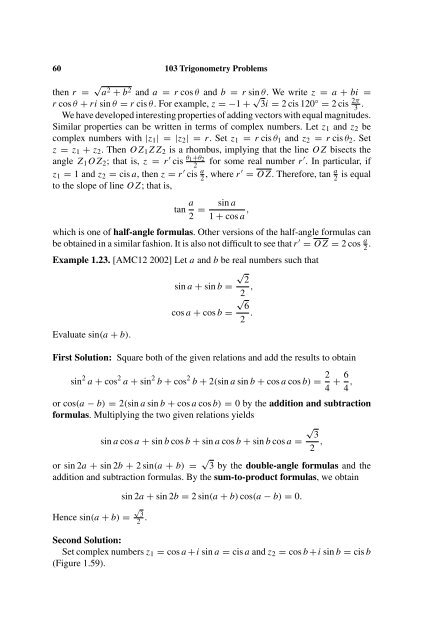 103 Trigonometry Problems