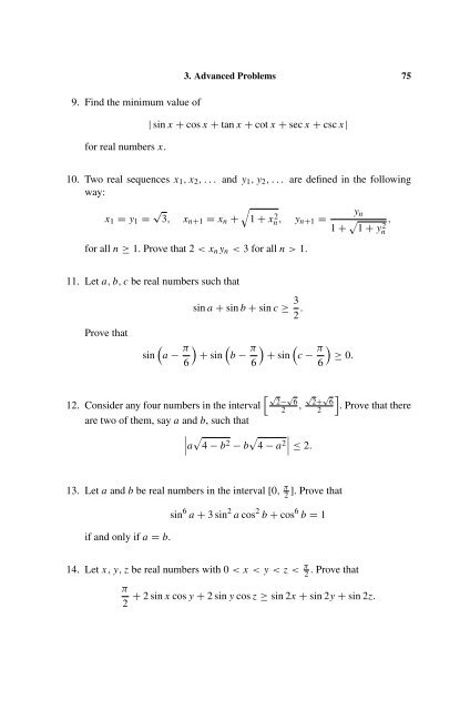 103 Trigonometry Problems