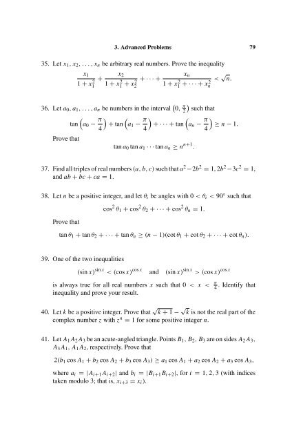 103 Trigonometry Problems