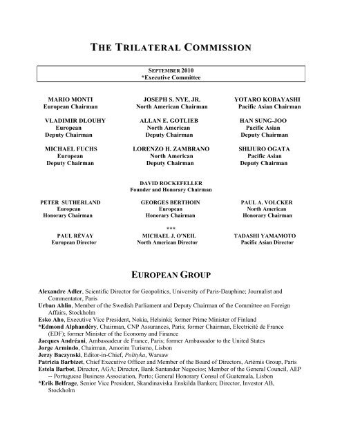Where Is The Trilateral Commission Located? – EYRN