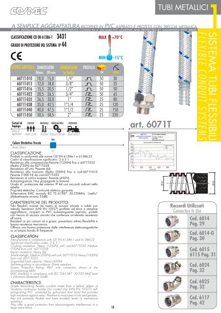 flexible conduit systems - Cosmec srl