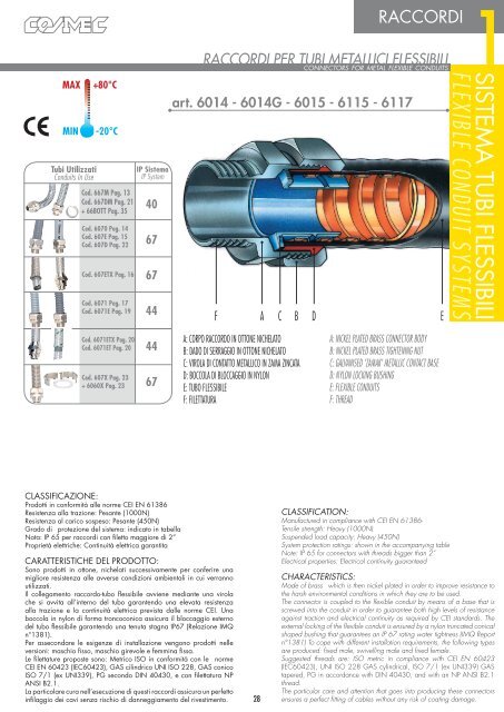 flexible conduit systems - Cosmec srl