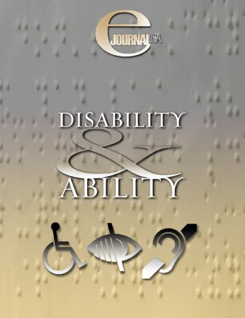 U.S. Society and Laws Protect the Rights of Persons with Disabilities.