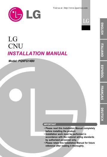 INSTALLATION MANUAL - Klima Lux 99 Kft.