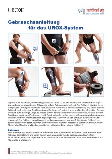 Urox Gebrauchsanweisung - gd medical AG