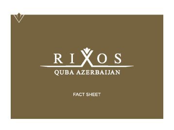 villas - Rixos Hotel