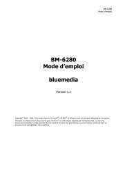 BM-6280 Mode d'emploi bluemedia