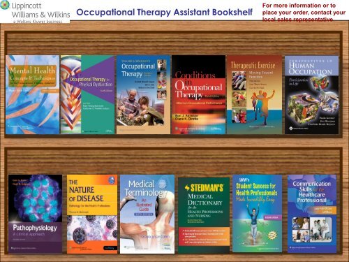 Occupational Therapy Assistant Bookshelf - Lippincott Williams ...