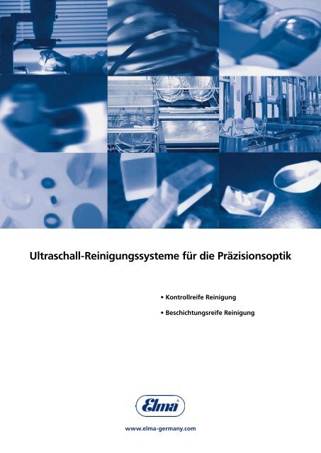 Ultraschall-Reinigungssysteme für die ... - Elma Gmbh & Co. KG