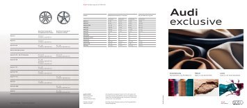 Audi exclusive Katalog