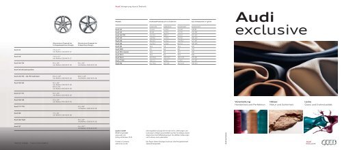 Audi exclusive Katalog