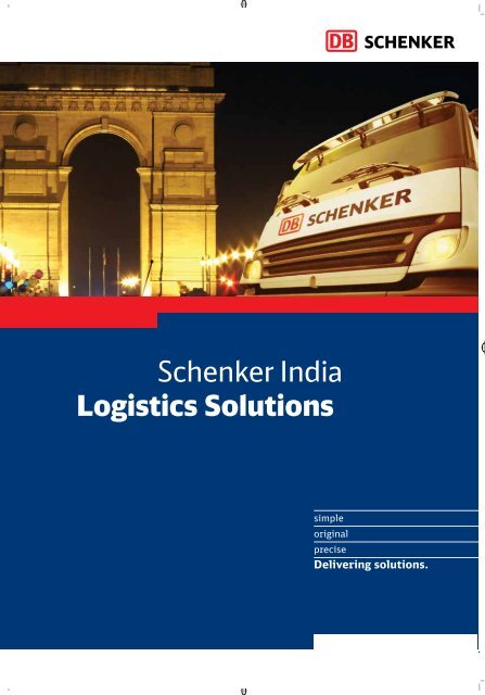 Schenker India Logistics Solutions - DB Schenker in India