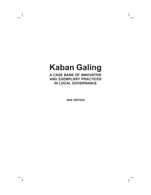 kaban galing - front cover - galing pook