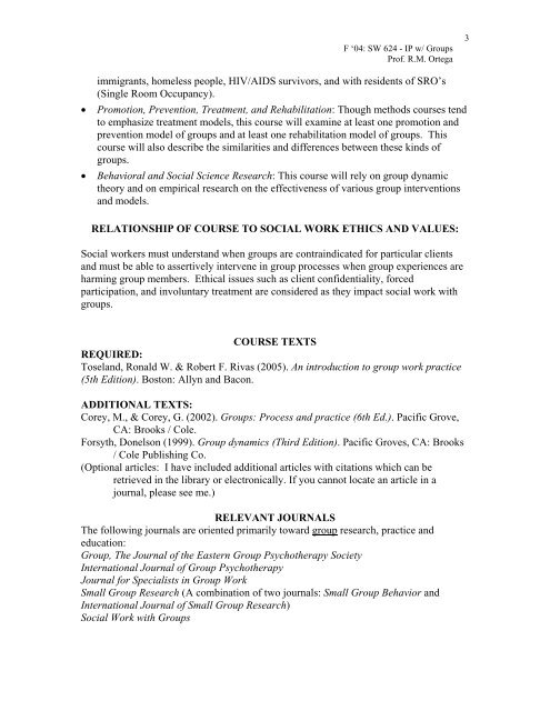 Syllabus - University of Michigan School of Social Work