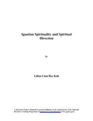 Research Papers/Ignatian Spirituality and Spiritual Direction.pdf