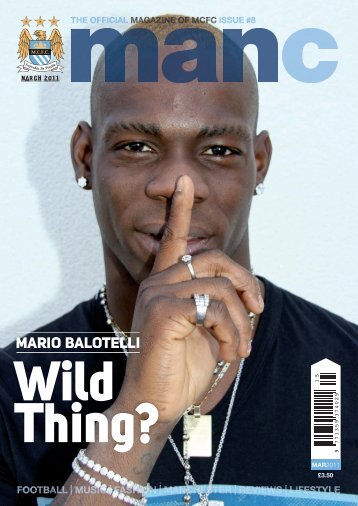 the official magazine of mcfc issue #8 - Mario Balotelli