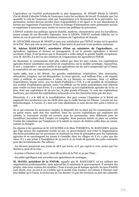 L'ASSURANCE DES ACCIDENTS DU TRAVAIL ET ... - Copa-Cogeca