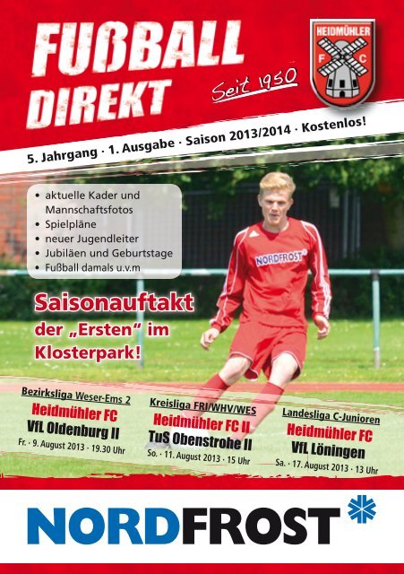 Heft 1 Saison 2013/14 - Heidmühler FC