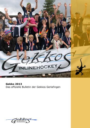 Ausgabe 2013 - Gekkos Inlinehockey