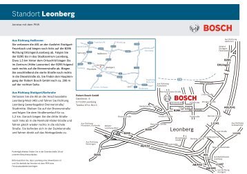 Standort Leonberg - Bosch