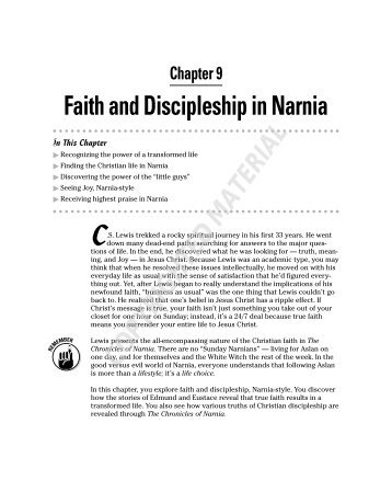 Chapter 9 Faith and Discipleship in Narnia - Wiley