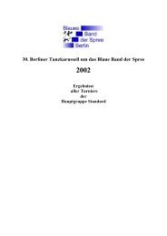 Ergebnis für Hgr A Standard, 30.3.2002 - Blaues Band der Spree