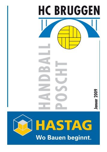 Handball Poscht Ausgabe 01/09 - HC Bruggen