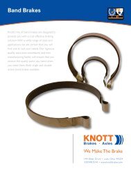 Band Brakes - Knott Brake Company