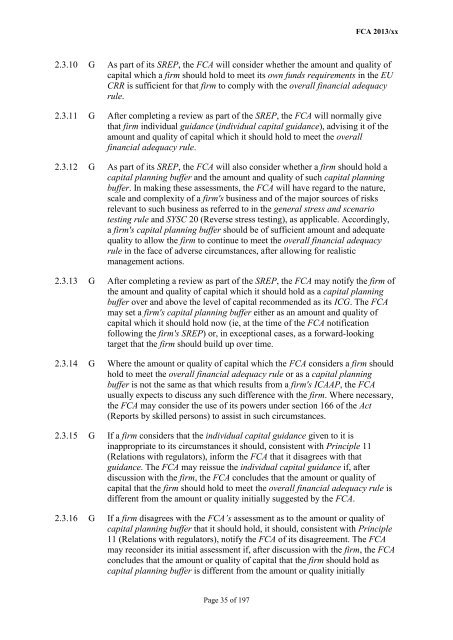 CP13/6 - CRD IV for Investment Firms - Financial Conduct Authority