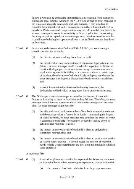 CP13/6 - CRD IV for Investment Firms - Financial Conduct Authority