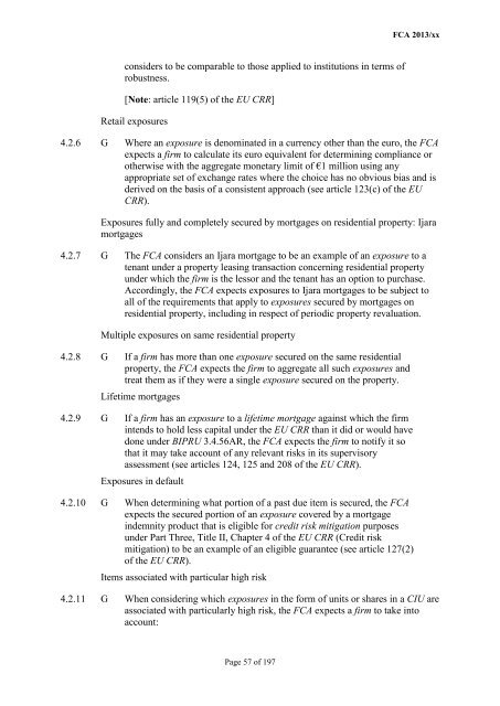 CP13/6 - CRD IV for Investment Firms - Financial Conduct Authority